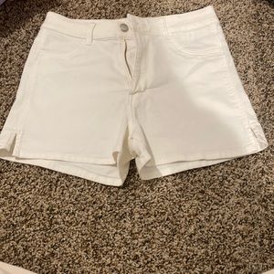 H&M Women White Shorts